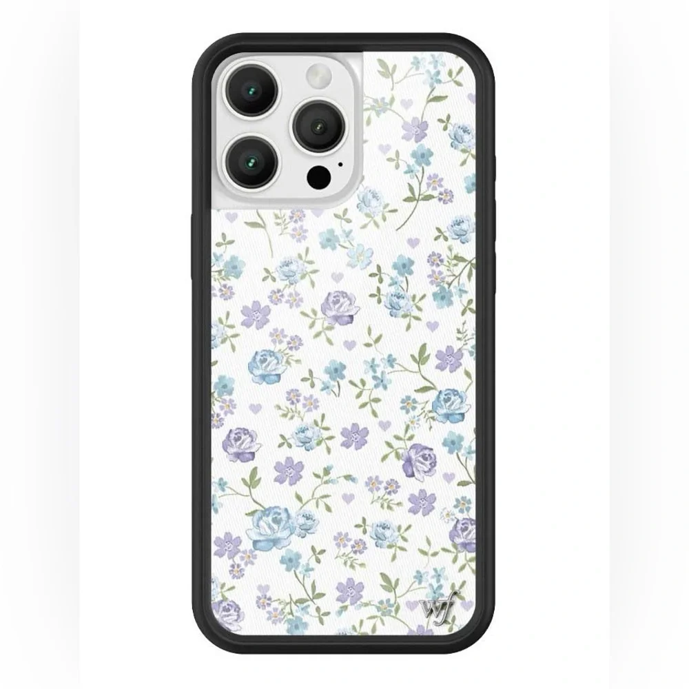 Wildflowers Lilac and Blue Floral iPhone 16 Pro Max Case NEW Limited Edition